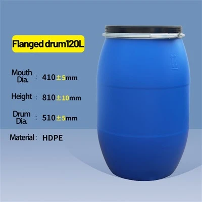 Fût à bride de 120 L